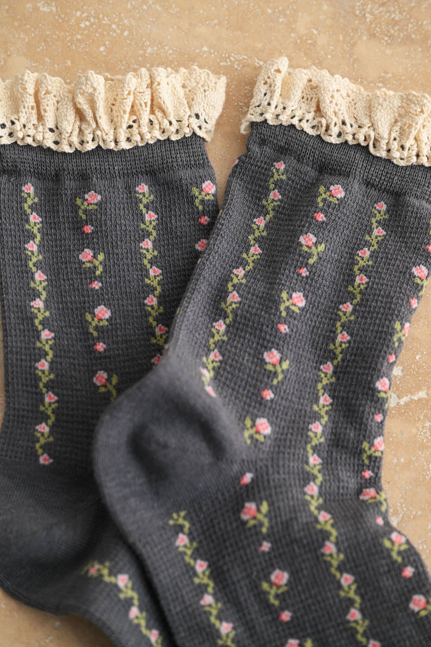 Lace Petal Socks