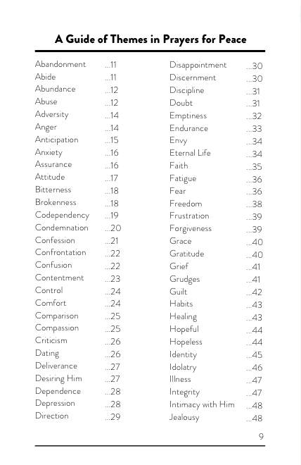 Prayer Guide
