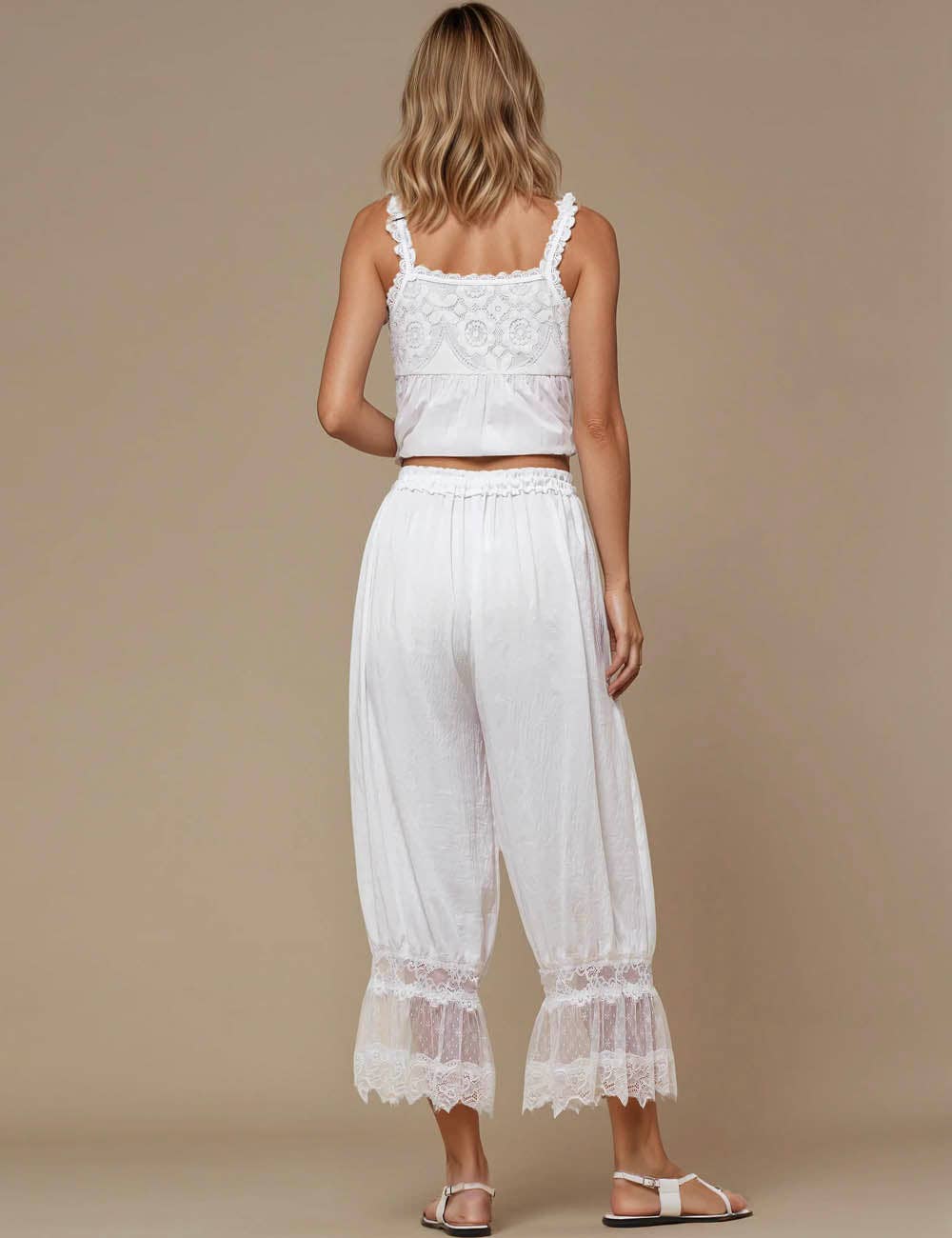 Lace Bottom Pants