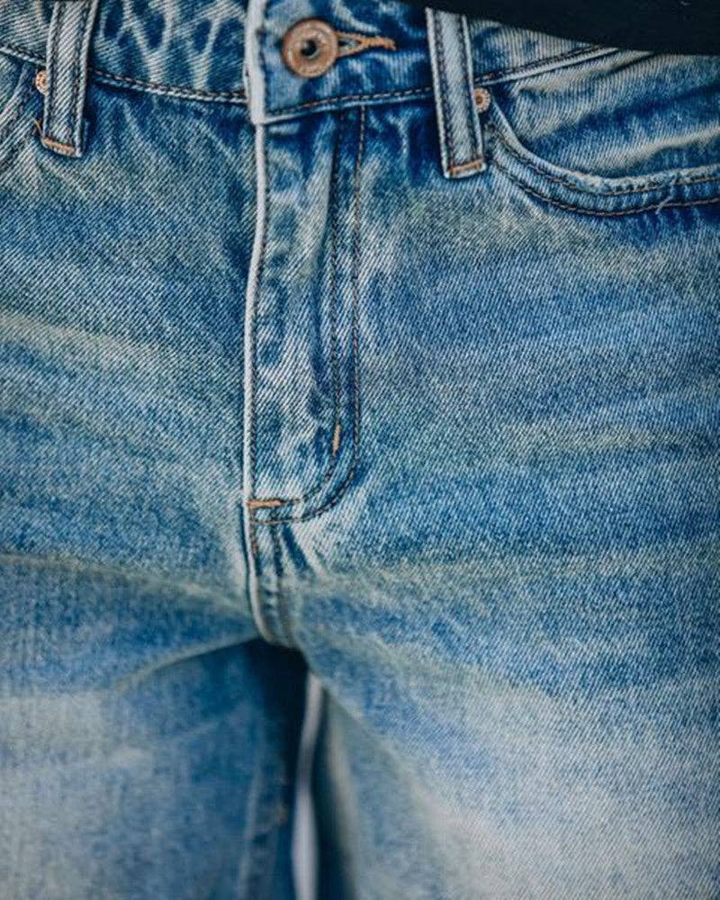 High Waist Denim Shorts