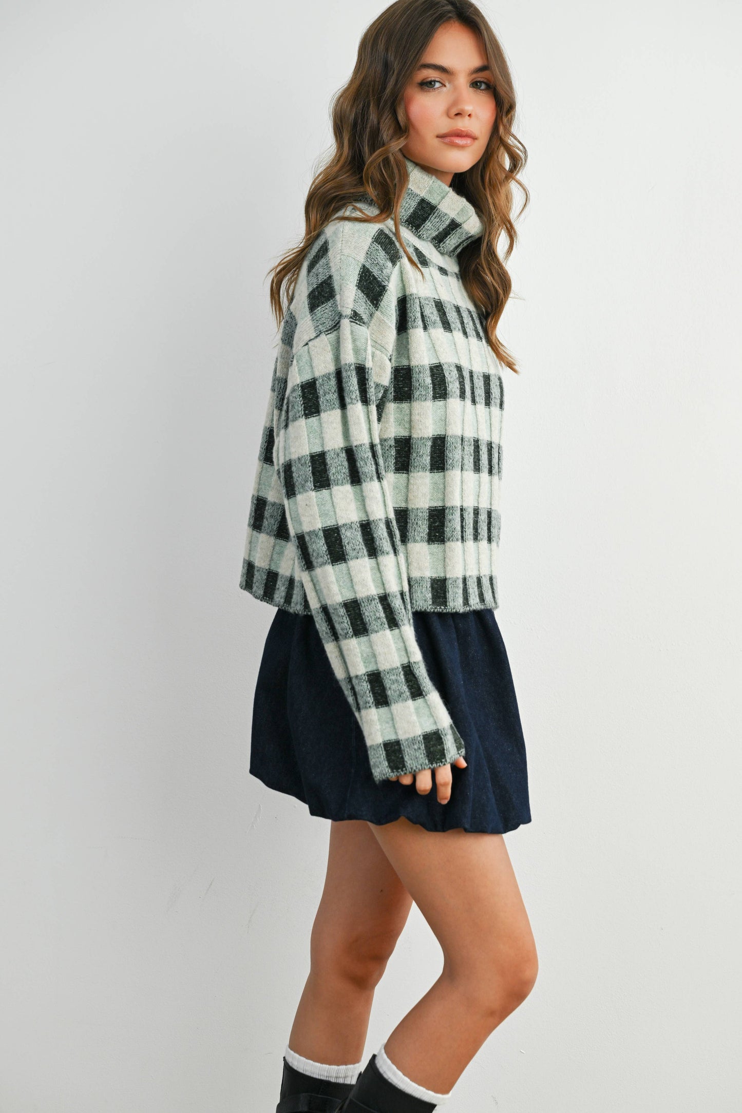 Cozy Cabin Check Knit