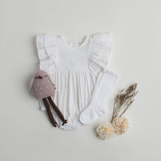 Bubble Romper + Bow