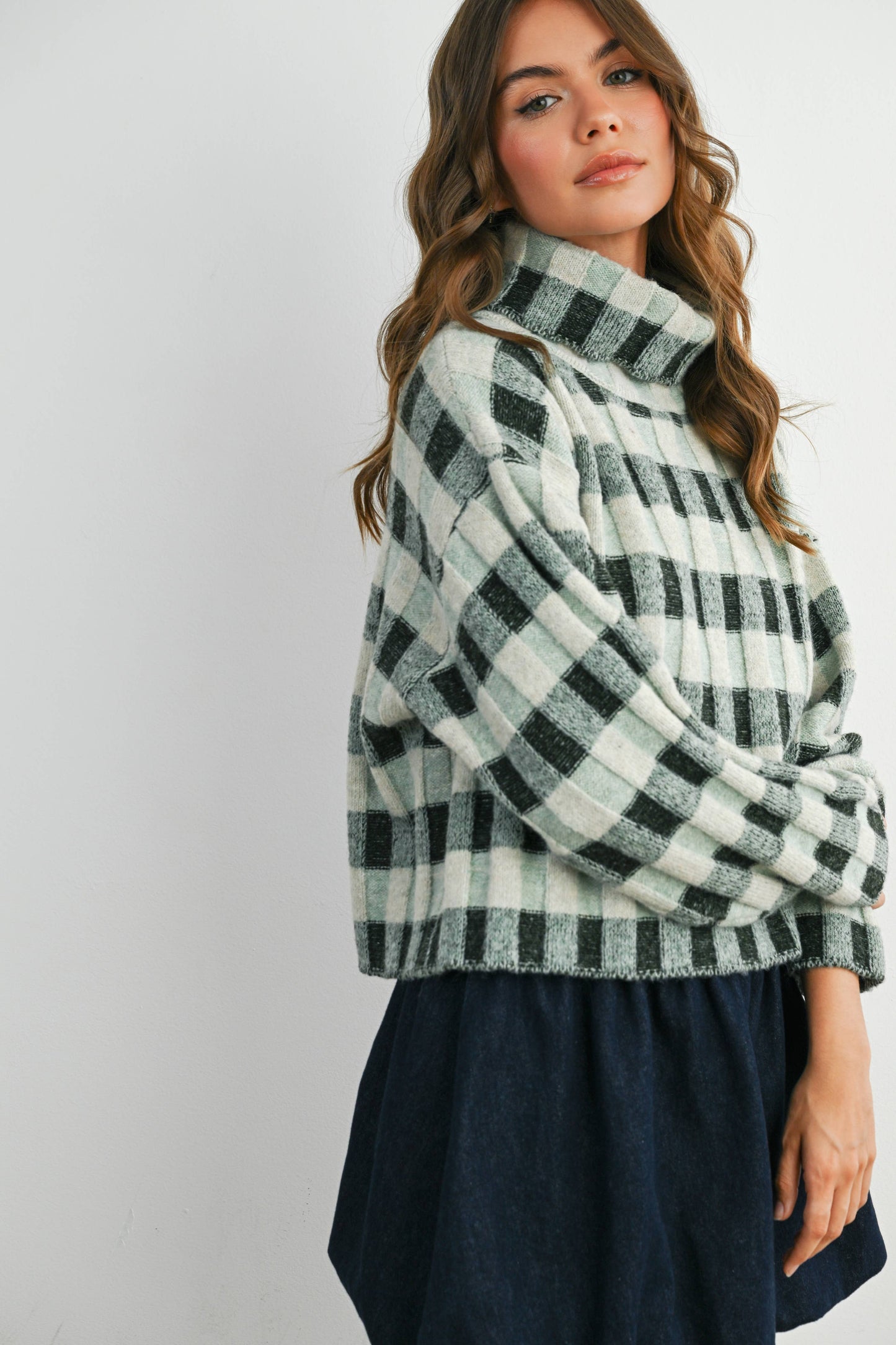 Cozy Cabin Check Knit