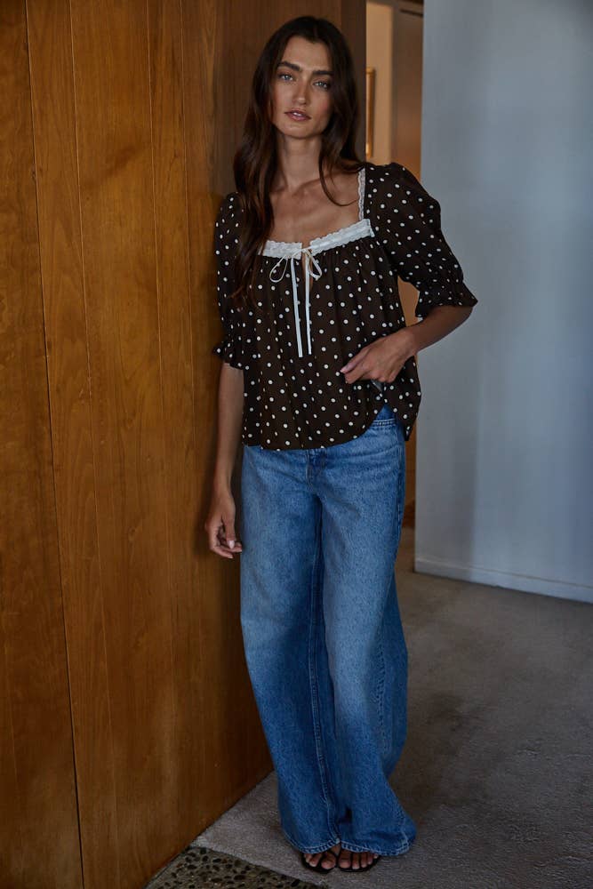 Polka Dot Blouse