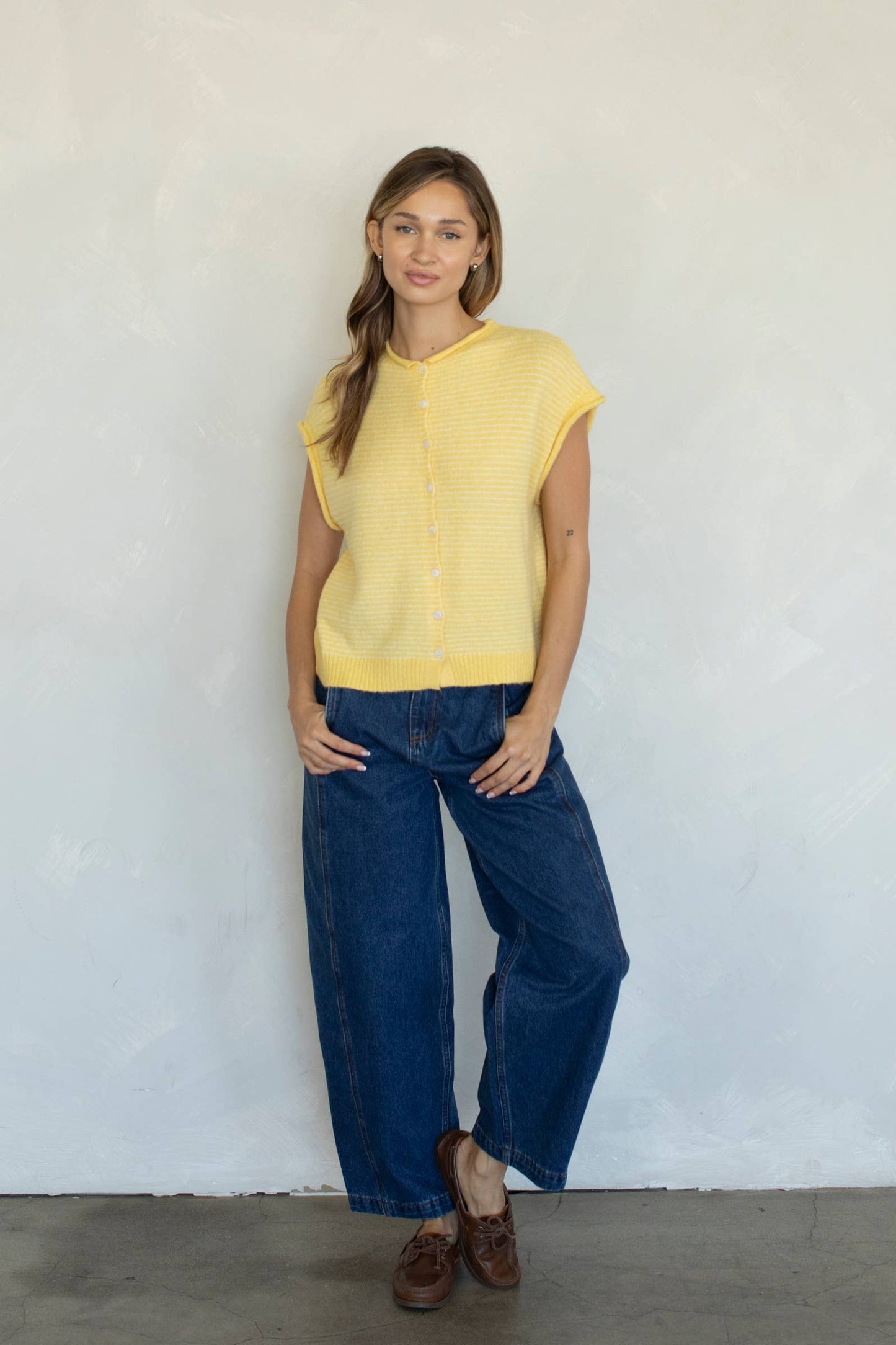 Honey Bee Vest Cardigan