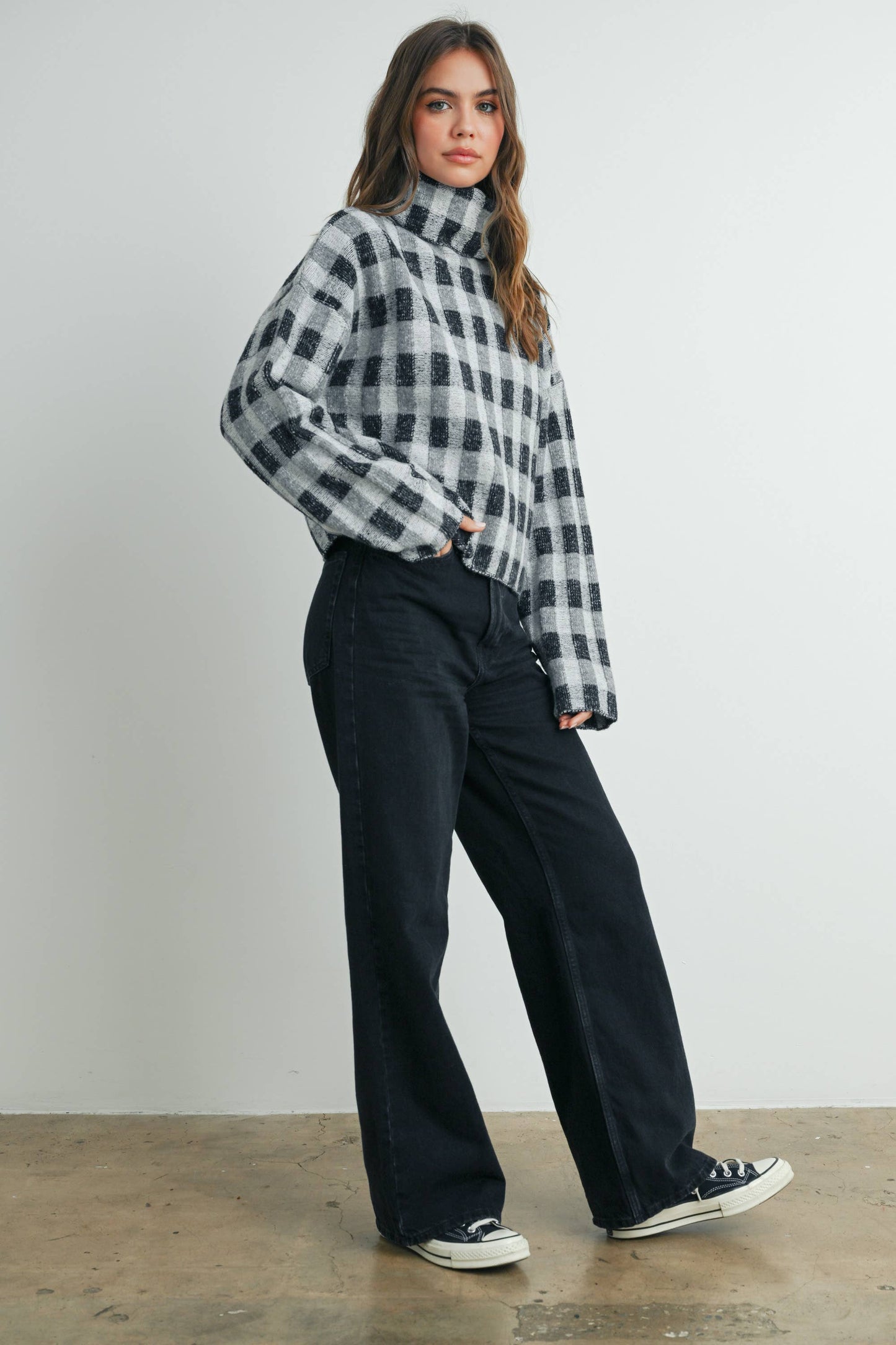 Cozy Cabin Check Knit