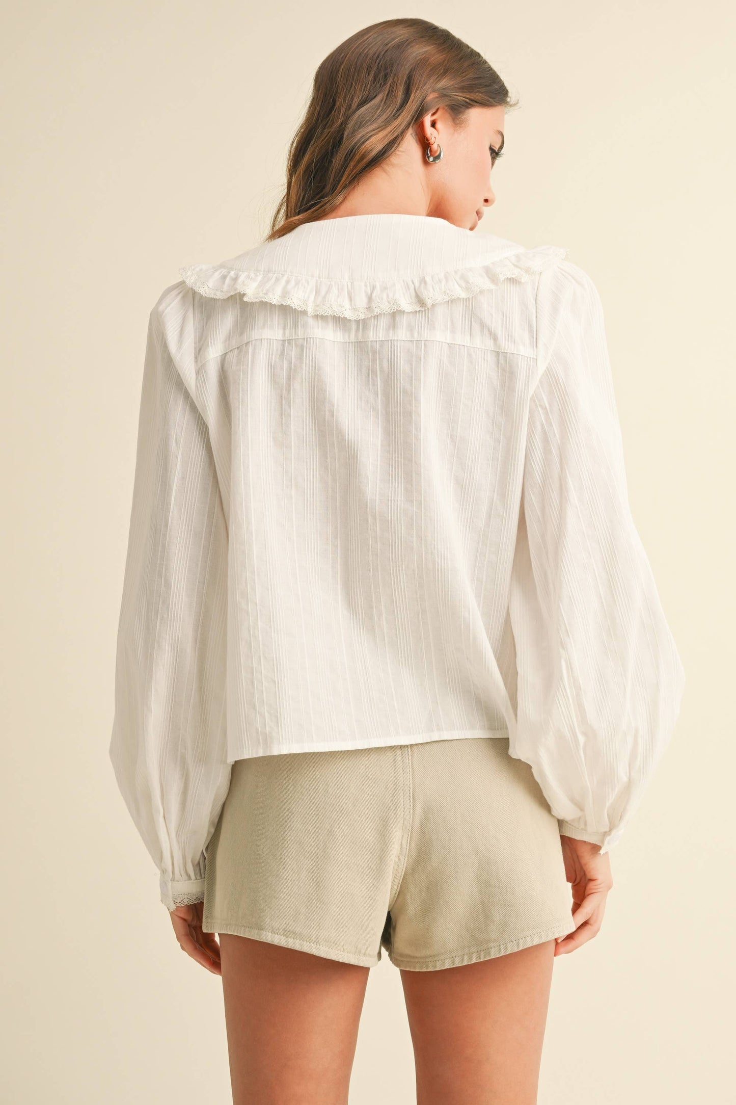 Sweet Charm Collared Top