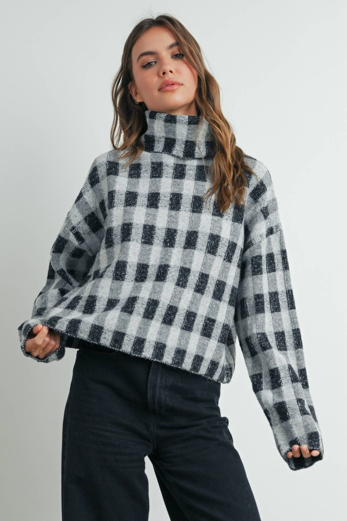 Cozy Cabin Check Knit