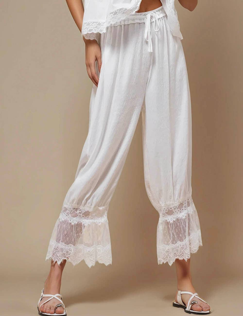 Lace Bottom Pants