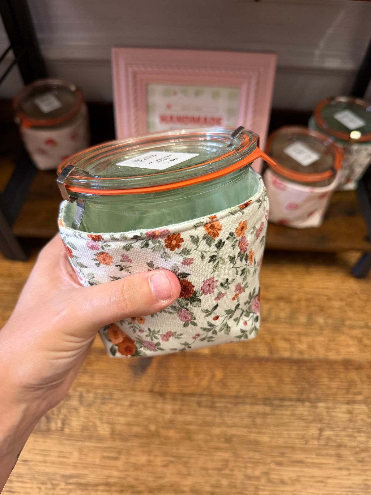 Weck Jar + Handmade Cozy (Jar & Cozy)