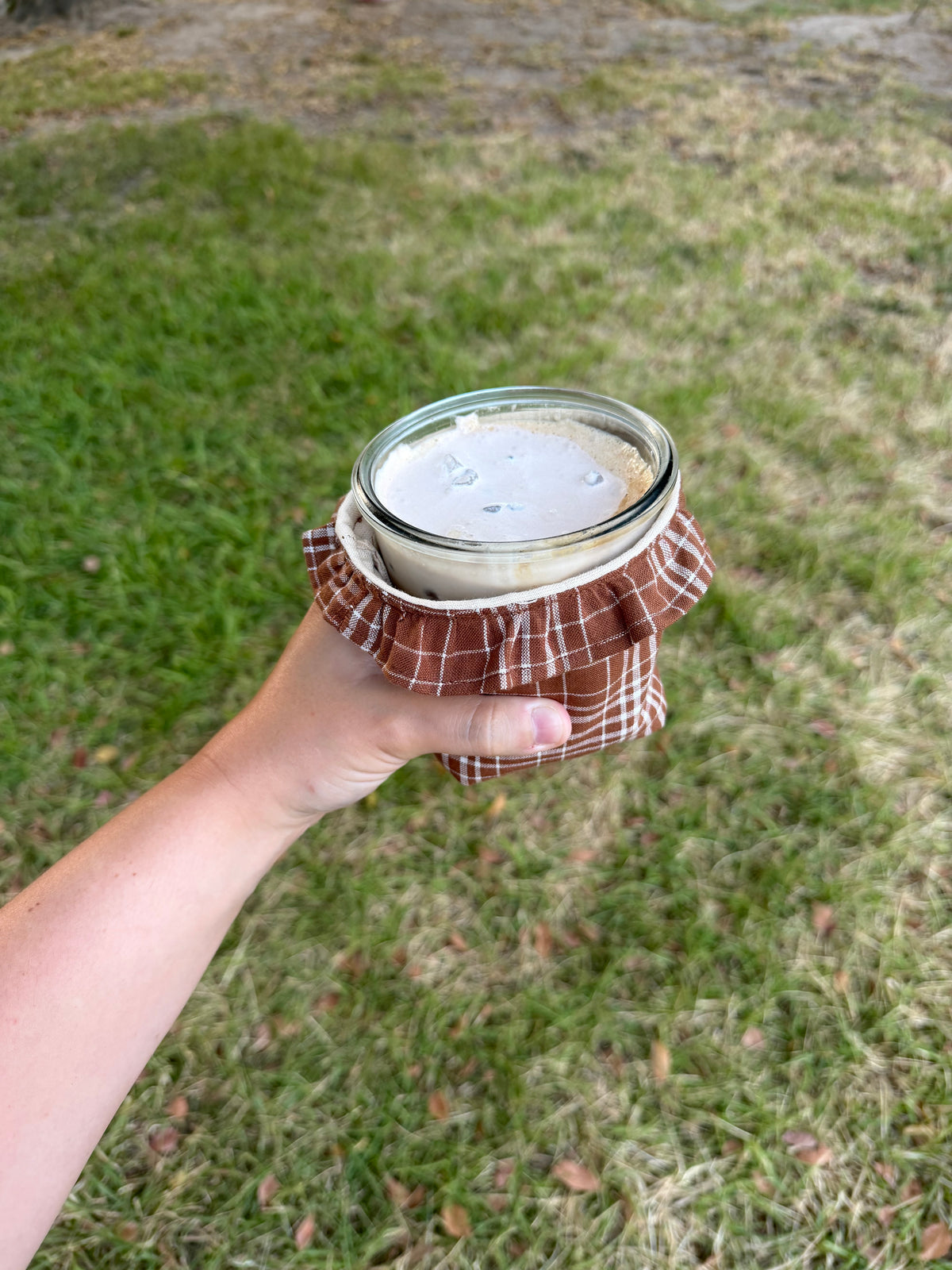 Weck Jar + Handmade Cozy (Jar & Cozy)