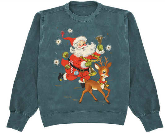 Santa & Red Crewneck