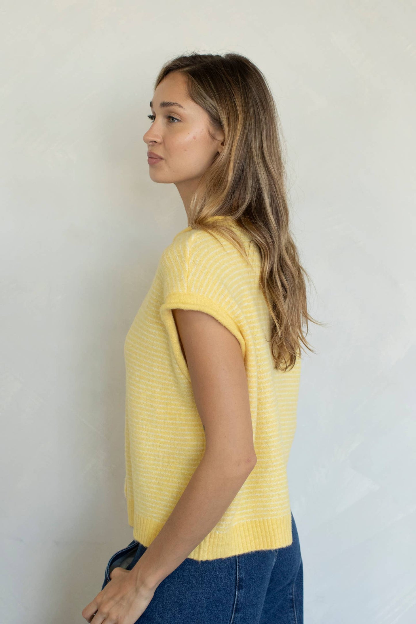 Honey Bee Vest Cardigan