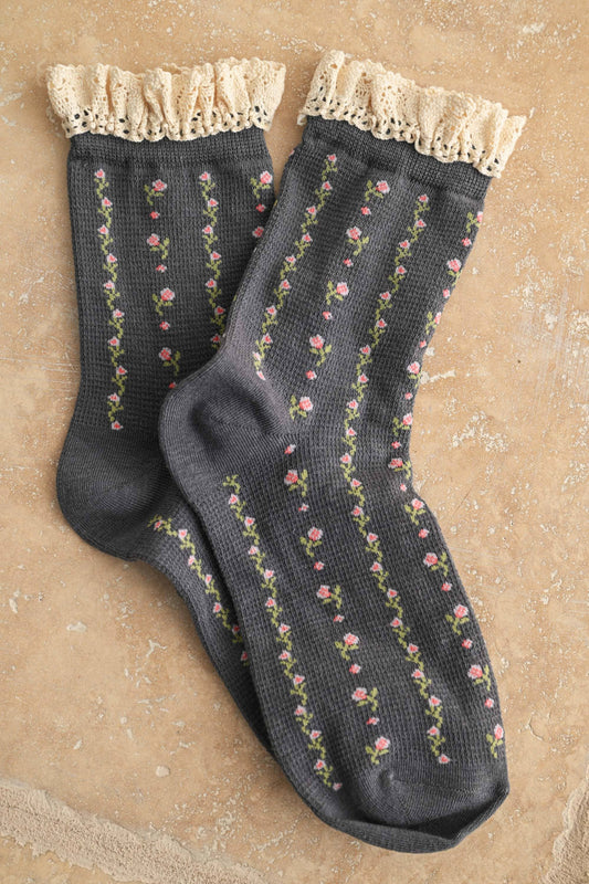 Lace Petal Socks